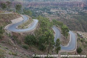Route près de Adigrat - Éthiopie