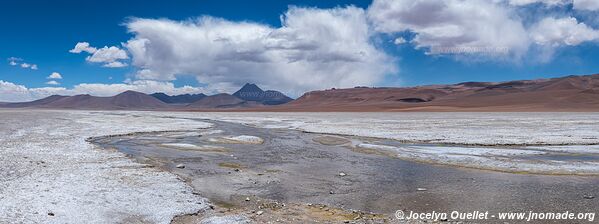 Laguna de Pujsa - Route de San Pedro de Atacama à Paso de Jama - Chili