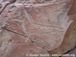 Pétroglyphes de Chichictara - Palpa - Pérou