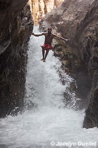 Engare Sero Waterfall - Lake Natron Area - Tanzania