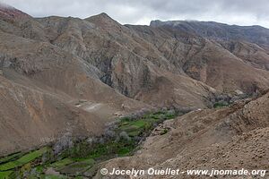 Road from Marrakech to Ouarzazate - Morocco