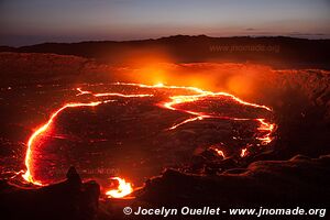 Désert du Danakil - Volcan Erta Ale - Éthiopie