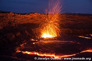 Désert du Danakil - Volcan Erta Ale - Éthiopie