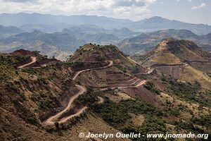 Route Debark à Axoum - Éthiopie