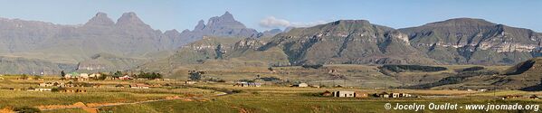 Zone de Cathedral Peak - uKhahlamba-Drakensberg - Afrique du Sud