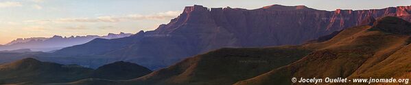 Zone de Sentinel Peak - uKhahlamba-Drakensberg - Afrique du Sud