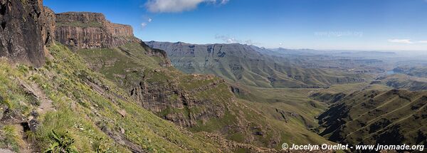 Zone de Sentinel Peak - uKhahlamba-Drakensberg - Afrique du Sud