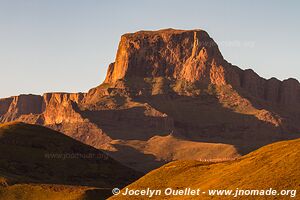 Zone de Sentinel Peak - uKhahlamba-Drakensberg - Afrique du Sud