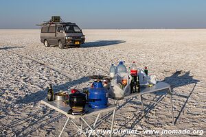 Dépression saline de Nwetwe - Botswana