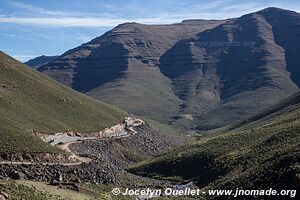 Road from Sani Pass to Butha-Buthe - Lesotho