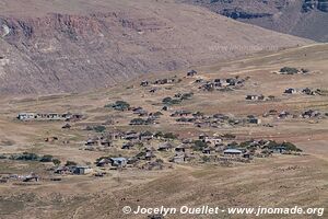 Road from Sani Pass to Butha-Buthe - Lesotho