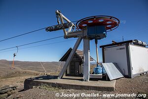 Road from Sani Pass to Butha-Buthe - Lesotho