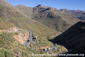 Route de Sani Pass à Butha-Buthe - Lesotho