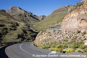 Road from Sani Pass to Butha-Buthe - Lesotho