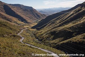 Route de Sani Pass à Butha-Buthe - Lesotho