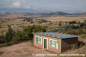 Route du parc Ts'Ehlanyane au défilé de Mafika Lisiu - Lesotho