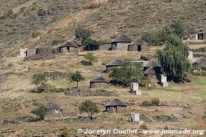 Road from Ha Lejone to Katse Dam - Lesotho