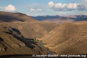 Road from Ha Lejone to Katse Dam - Lesotho