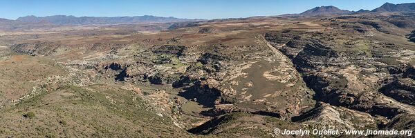 Road from Semonkong to Malealea - Lesotho