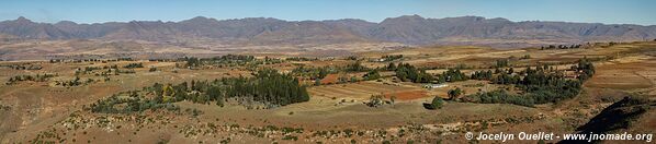 Road from Semonkong to Malealea - Lesotho