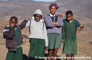 Road from Ha Lejone to Katse Dam - Lesotho