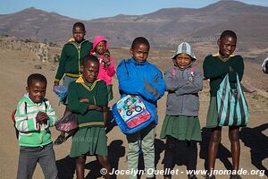 Road from Ha Lejone to Katse Dam - Lesotho