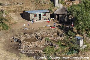 Road from Ha Lejone to Katse Dam - Lesotho