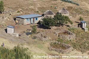 Road from Ha Lejone to Katse Dam - Lesotho