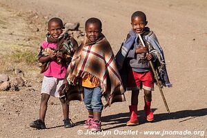 Road from Ha Lejone to Katse Dam - Lesotho