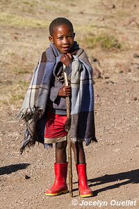 Road from Ha Lejone to Katse Dam - Lesotho