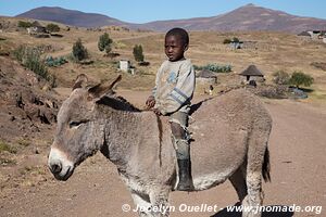 Route de Ha Lejone à Katse Dam - Lesotho