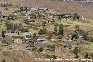 Road from Ha Lejone to Katse Dam - Lesotho