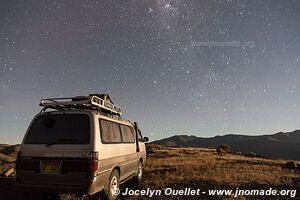 Road from Thaba-Tseka to Mohale Dam - Lesotho