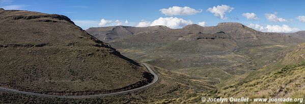 Road from Sani Pass to Butha-Buthe - Lesotho