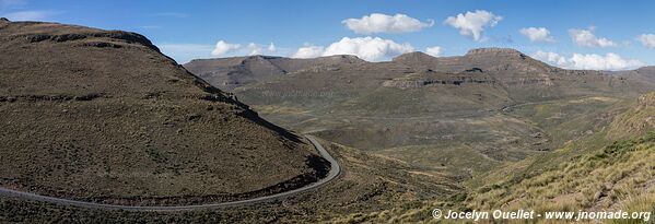 Route de Sani Pass à Butha-Buthe - Lesotho