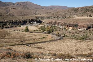 Road from Semonkong to Malealea - Lesotho