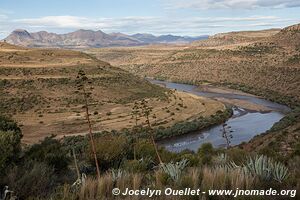 Road from Malealea to Qacha's Nek - Lesotho
