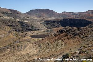 Road from Malealea to Qacha's Nek - Lesotho