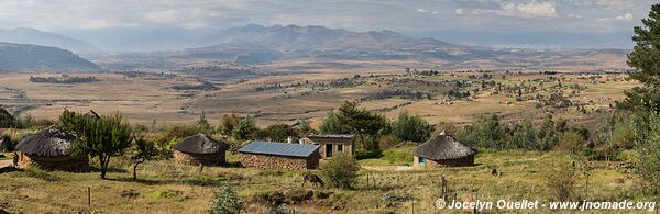 Road from Ts'Ehlanyane Park to Mafika Lisiu Pass - Lesotho
