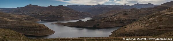 Road from Ha Lejone to Katse Dam - Lesotho