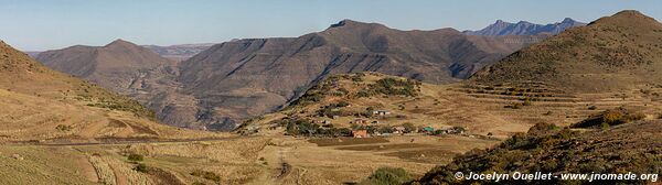 Road from Semonkong to Malealea - Lesotho