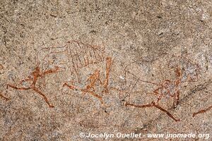 Grotte du rhino blanc - Parc National de Matobo - Zimbabwe