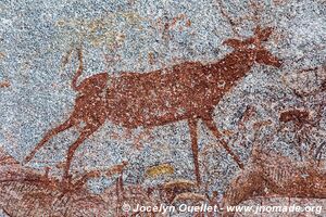 Grotte de Nswatugi - Parc National de Matobo - Zimbabwe