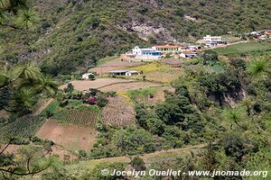 Les montagnes au nord de Sacapulas - Guatemala