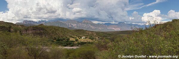 Route de Choix à Tubares - Chihuahua - Mexique