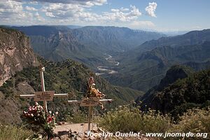 Route de Cerocahui à Urique - Chihuahua - Mexique