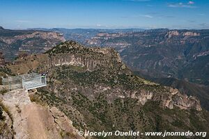 Route de Cerocahui à Urique - Chihuahua - Mexique