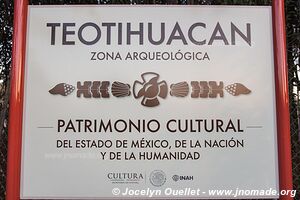 Teotihuacán - État de Mexico - Mexique