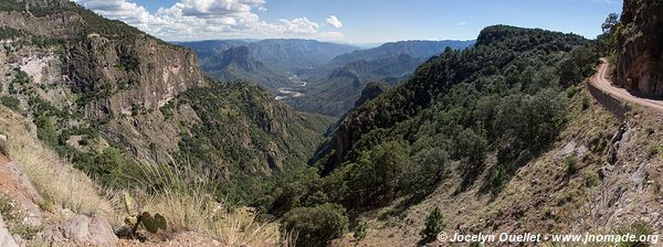 Route de Cerocahui à Urique - Chihuahua - Mexique