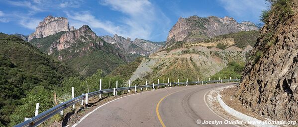 Route de Cerocahui à Urique - Chihuahua - Mexique